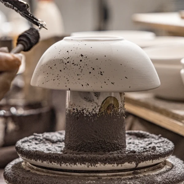 Custom Ceramics Manufacturer with Spatter Decoration Crafts