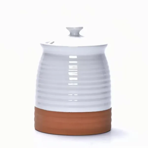 cute-ceramic-honey-pot-wholesale-bulk-food-storage-jars-4
