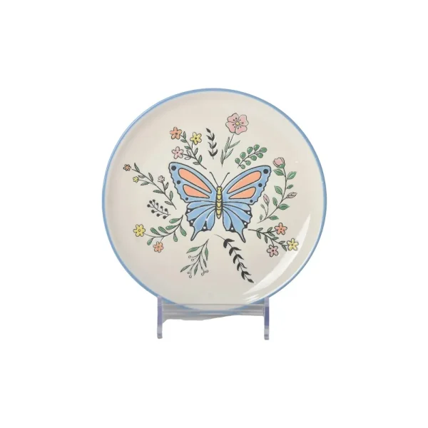 custom-printed-ceramic-plates-butterfly-hand-painted-plate-3