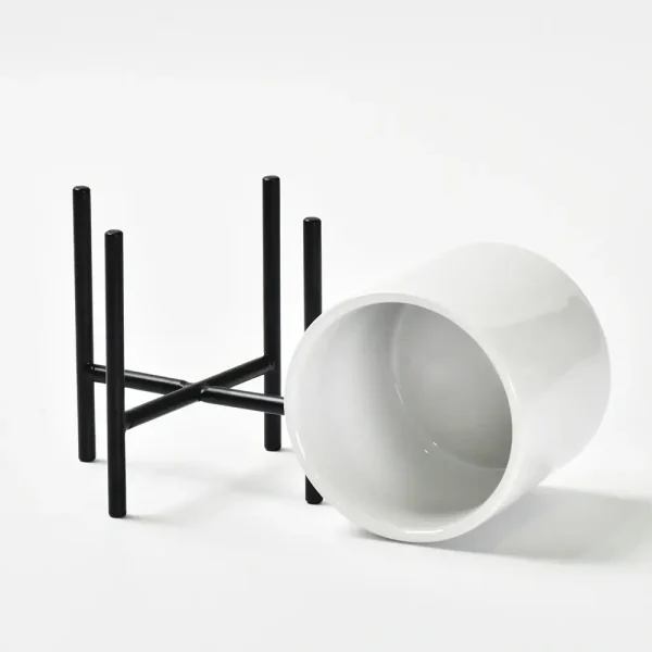 premium-wholesale-ceramic-planters-with-elegant-iron-frame-2