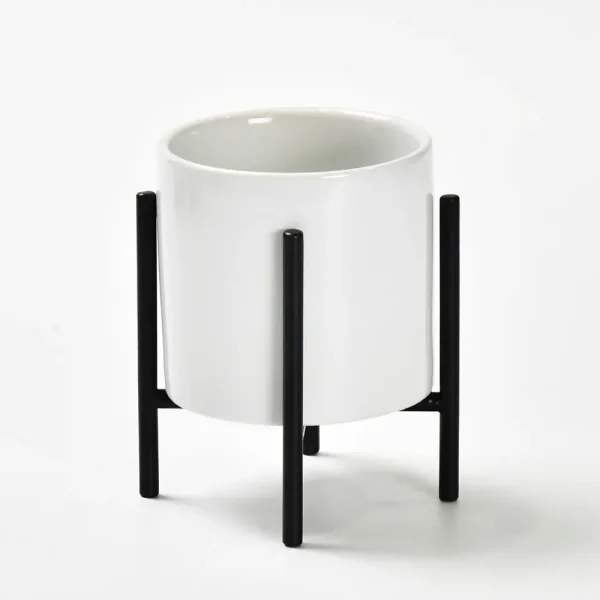 premium-wholesale-ceramic-planters-with-elegant-iron-frame-4