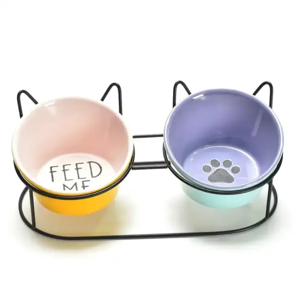 raised-double-pet-bowl-wholesale-ceramic-pet-food-bowl-bulk-1