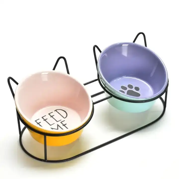 raised-double-pet-bowl-wholesale-ceramic-pet-food-bowl-bulk-6