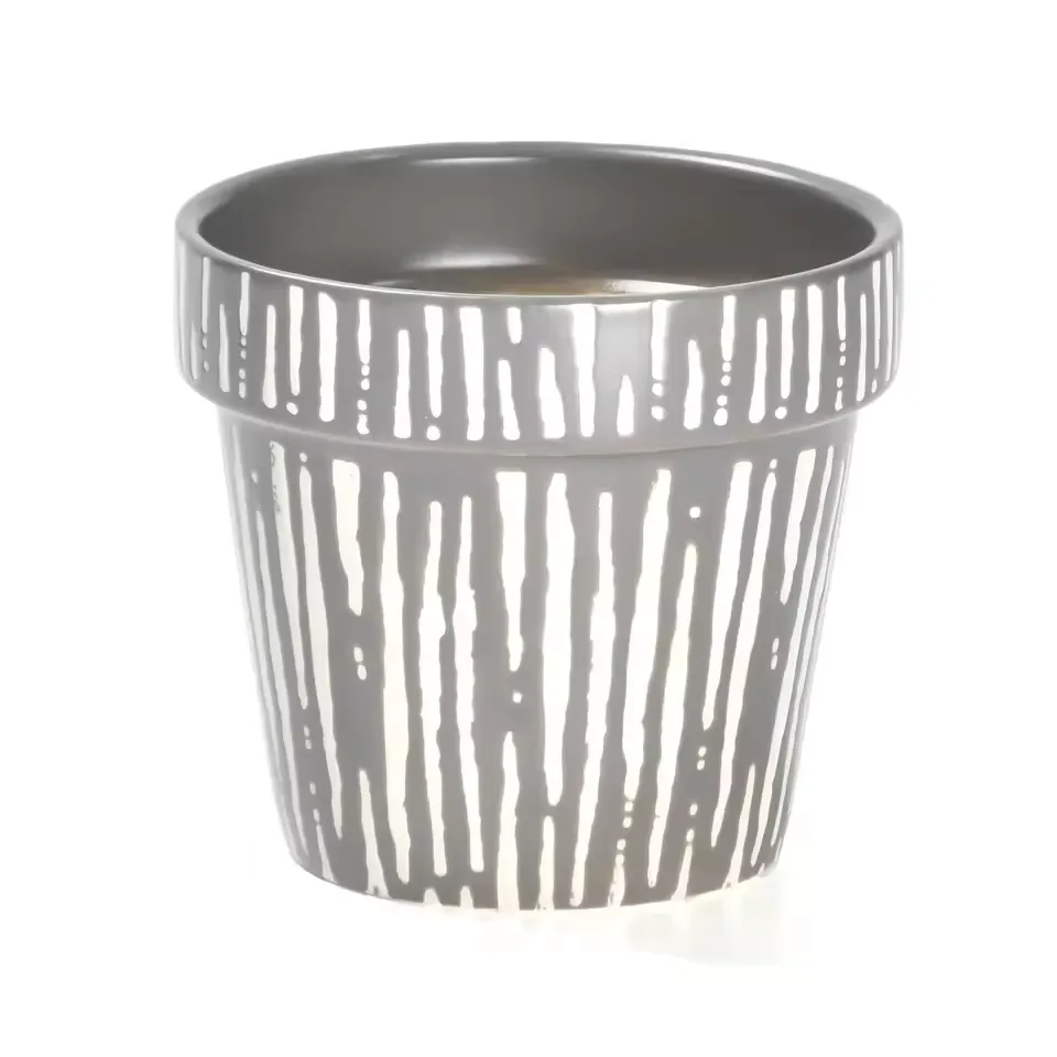 striped-custom-flower-pots-bulk-ceramic-planters-for-garden-2