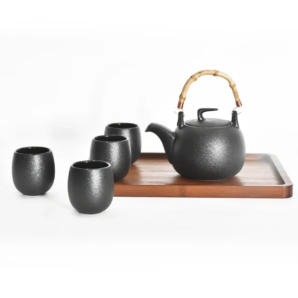 black-wholesale-tea-sets-custom-ceramic-tea-pot-and-4-cups-5
