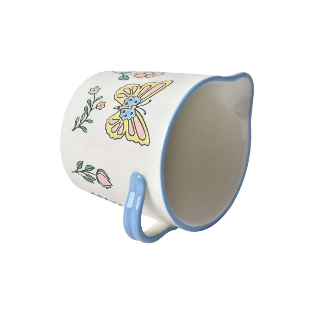 Customized flat-edge ceramic measuring cup-6