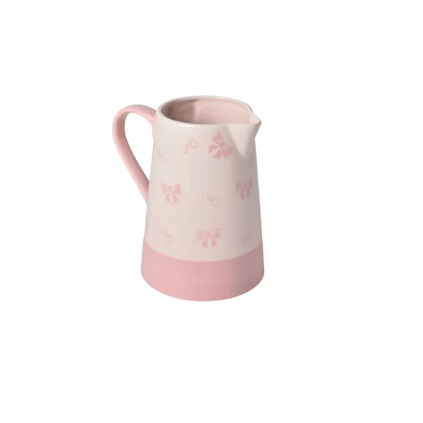 custom-ceramic-pitcher-cute-bow-ceramic-kettle-wholesale-2