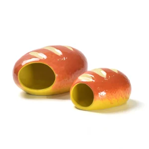 Factory Wholesale Ceramic Hide, Bread Shaped Hamster House