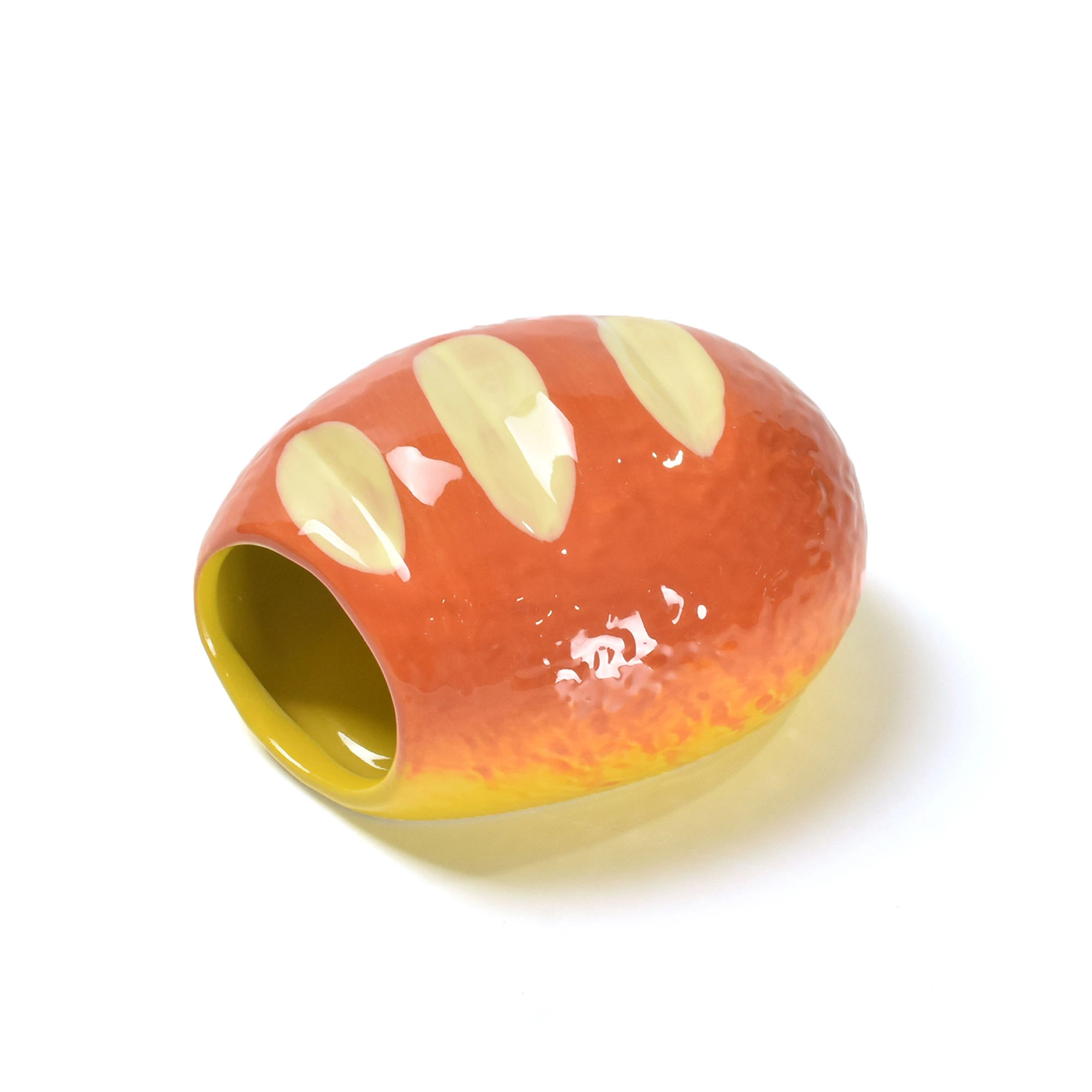 Factory Wholesale Ceramic Hide, Bread Shaped Hamster House