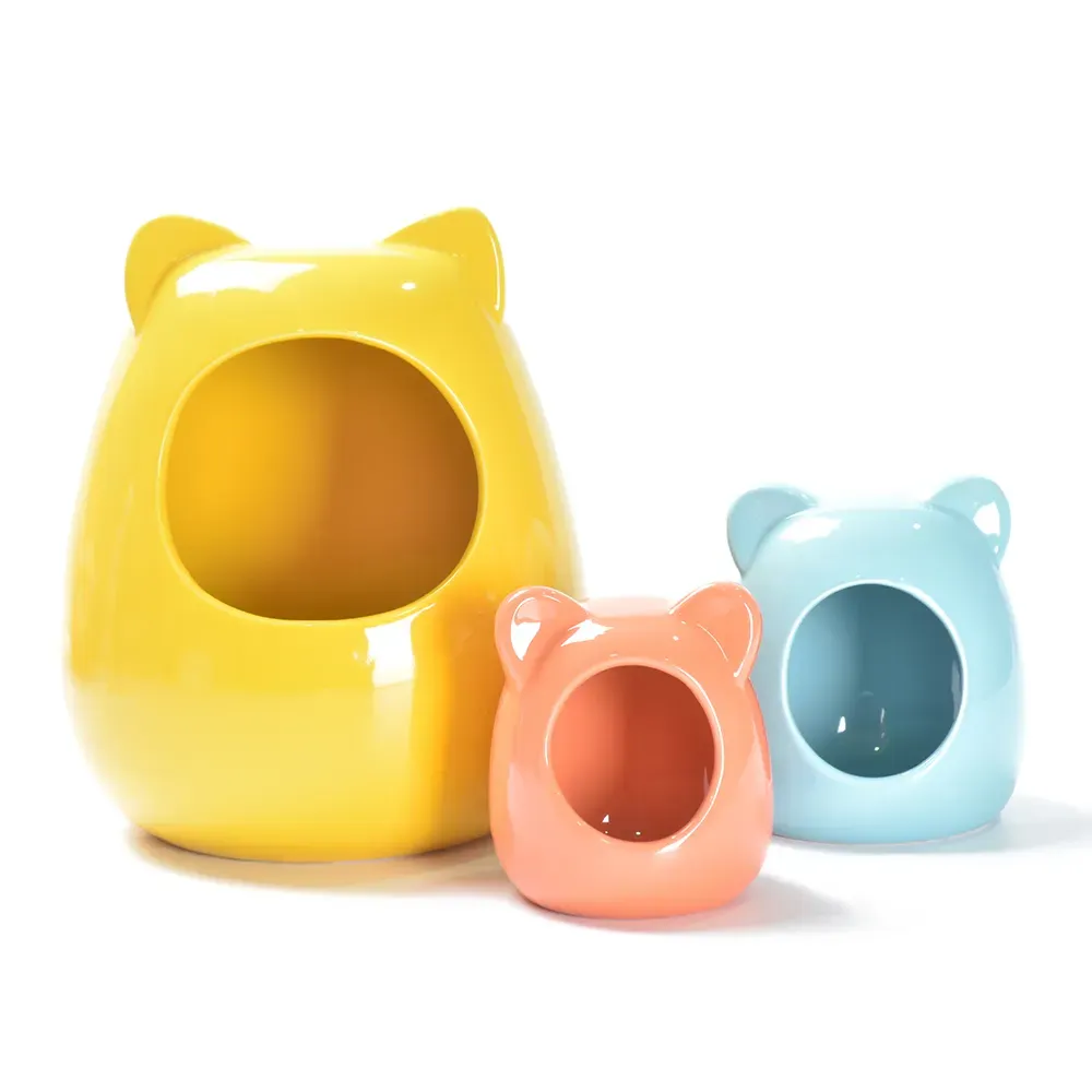 wholesale-ceramic-hamster-house-custom-small-animal-hideout-2