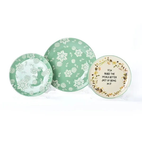 陶瓷餐盘批发 - 定制装饰餐盘套装-1