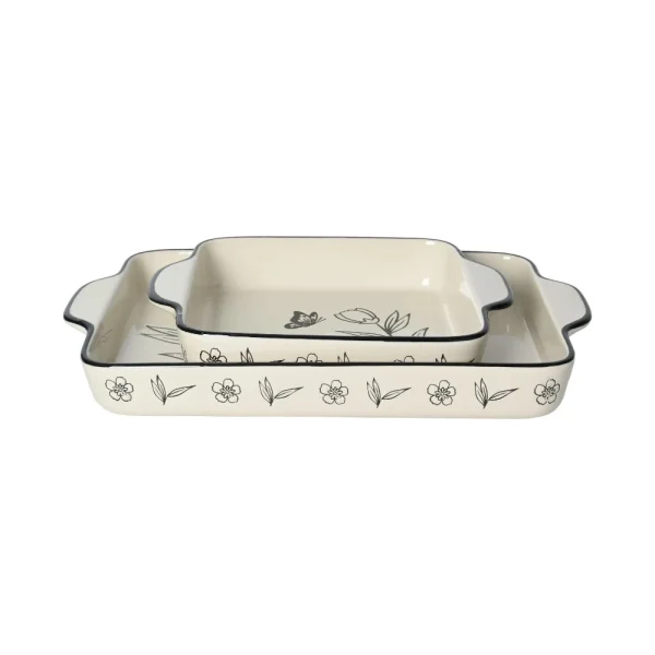 kitchen-bakeware-wholesale-butterfly-oven-safe-ceramic-baking-dish-set-2