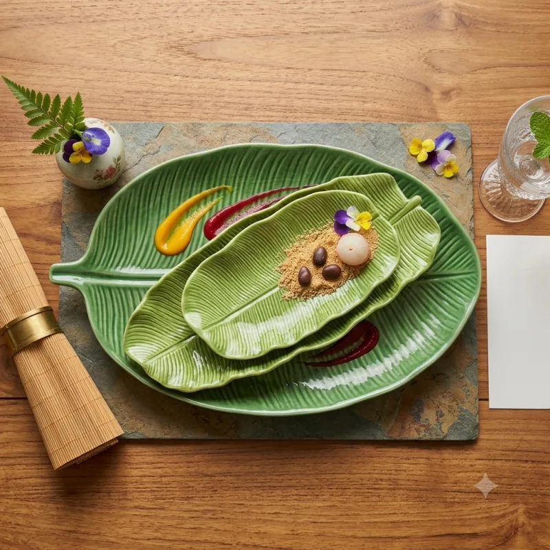 custom-leaf-shaped-ceramic-tableware-1