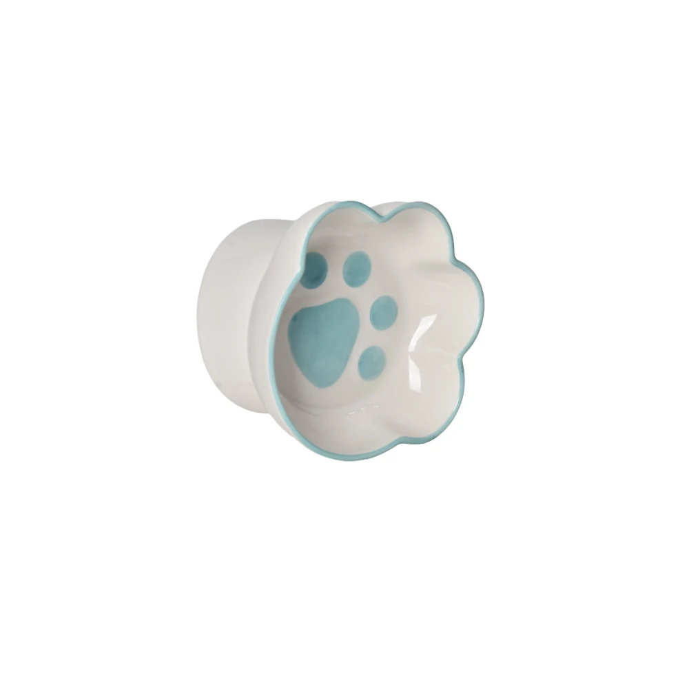 ceramic-pet-bowl-wholesale-with-cute-paw-design-for-pet-brands-2