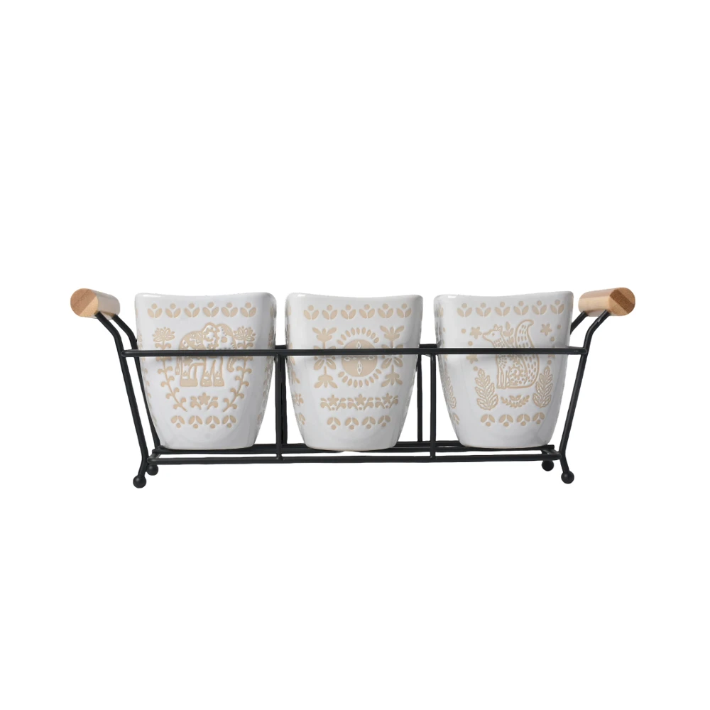 wholesale-ceramic-utensil-holder-3-piece-animal-pattern-flatware-caddy-1