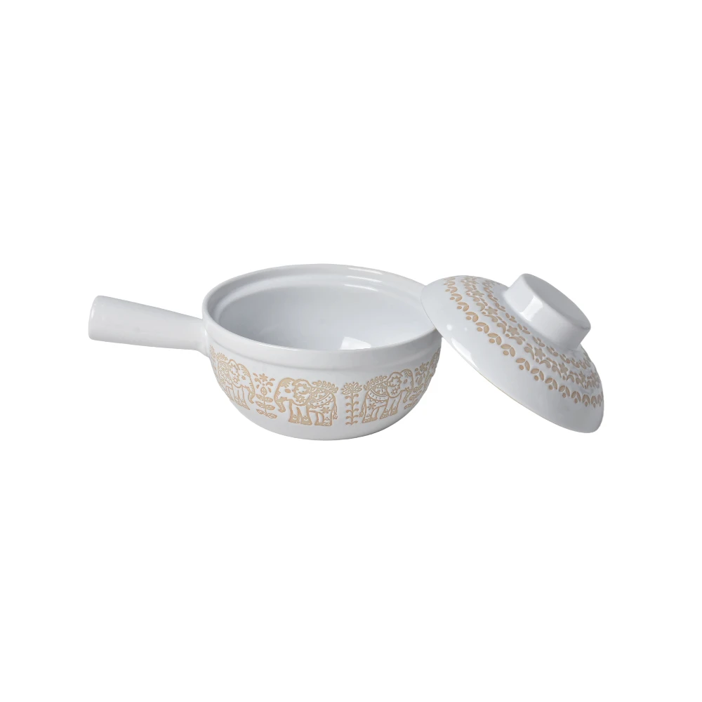 Customized single-handle bowl with lid-2