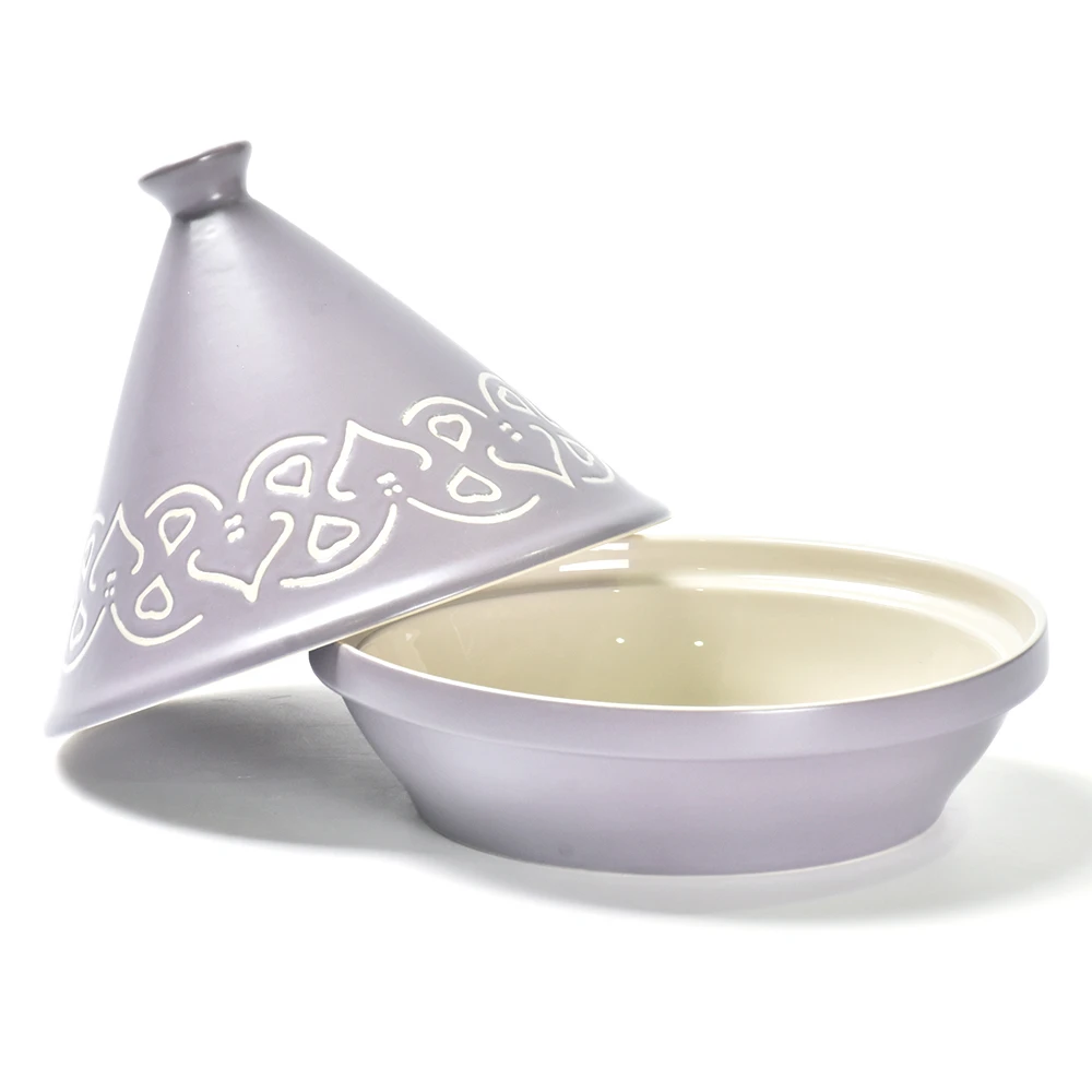 Handmade ceramic tagine pot-3