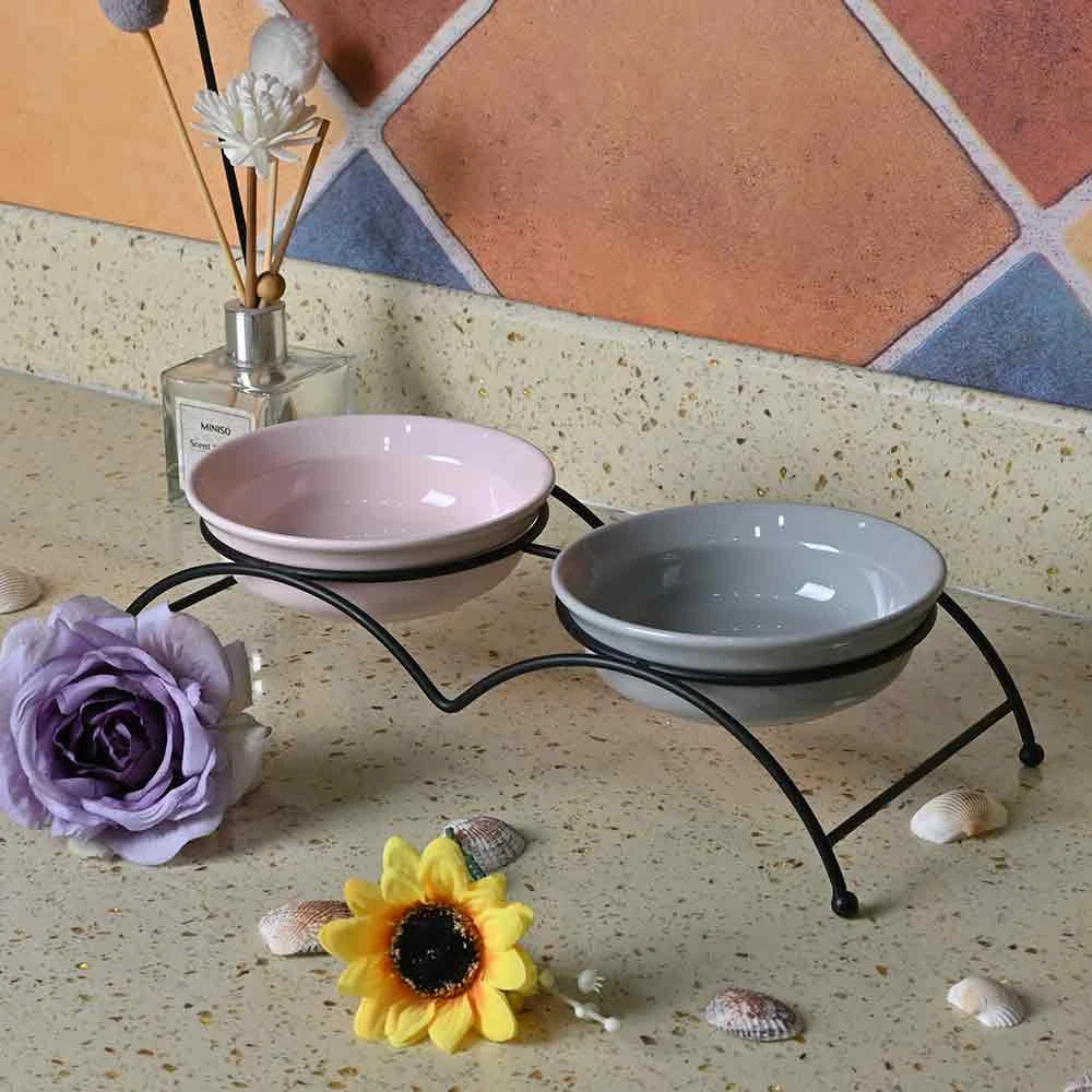 wholesale-raised-pet-food-bowls-double-bowl-with-iron-stand-3