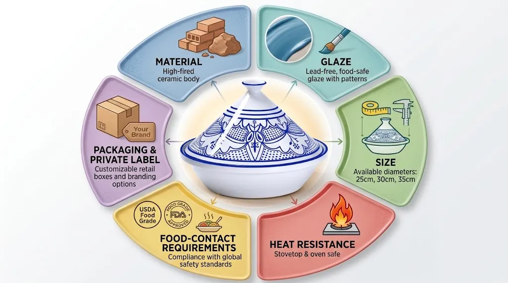 Ceramic tagine pot sourcing checklist for B2B buyers-1