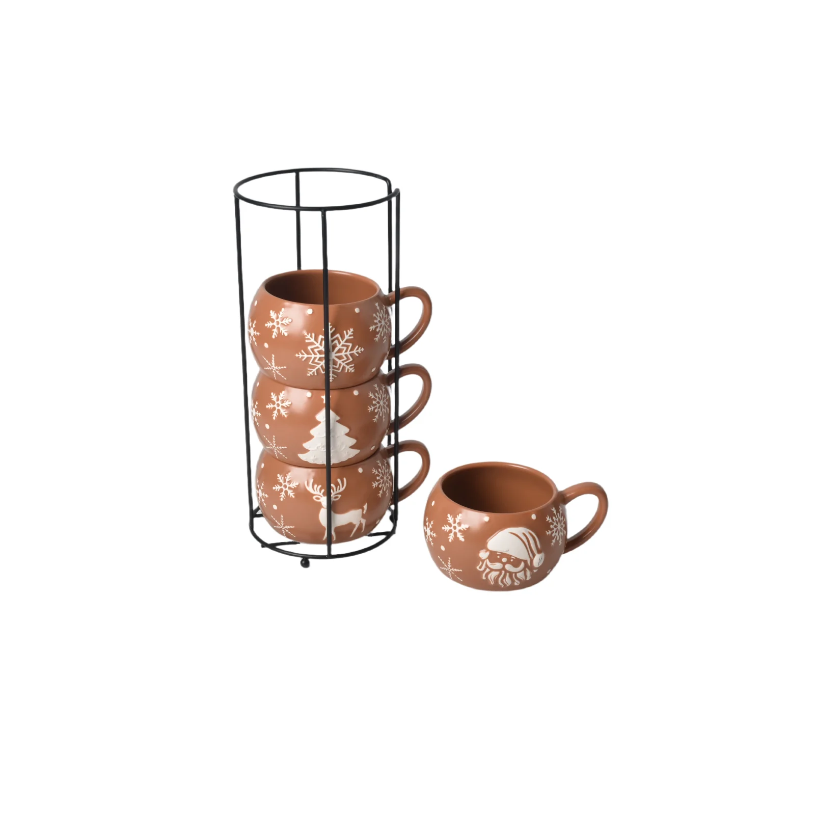 4-pc-christmas-wholesale-ceramic-mug-set-with-storage-rack-1