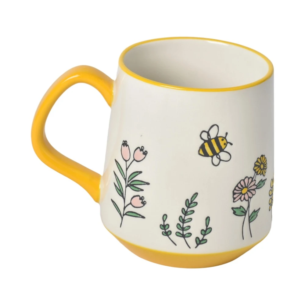 custom-stoneware-mugs-with-hand-painted-bee-pattern-design-2