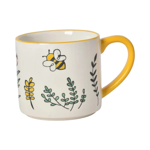 factory-wholesale-ceramic-coffee-mug-set-4-piece-bee-flower-3
