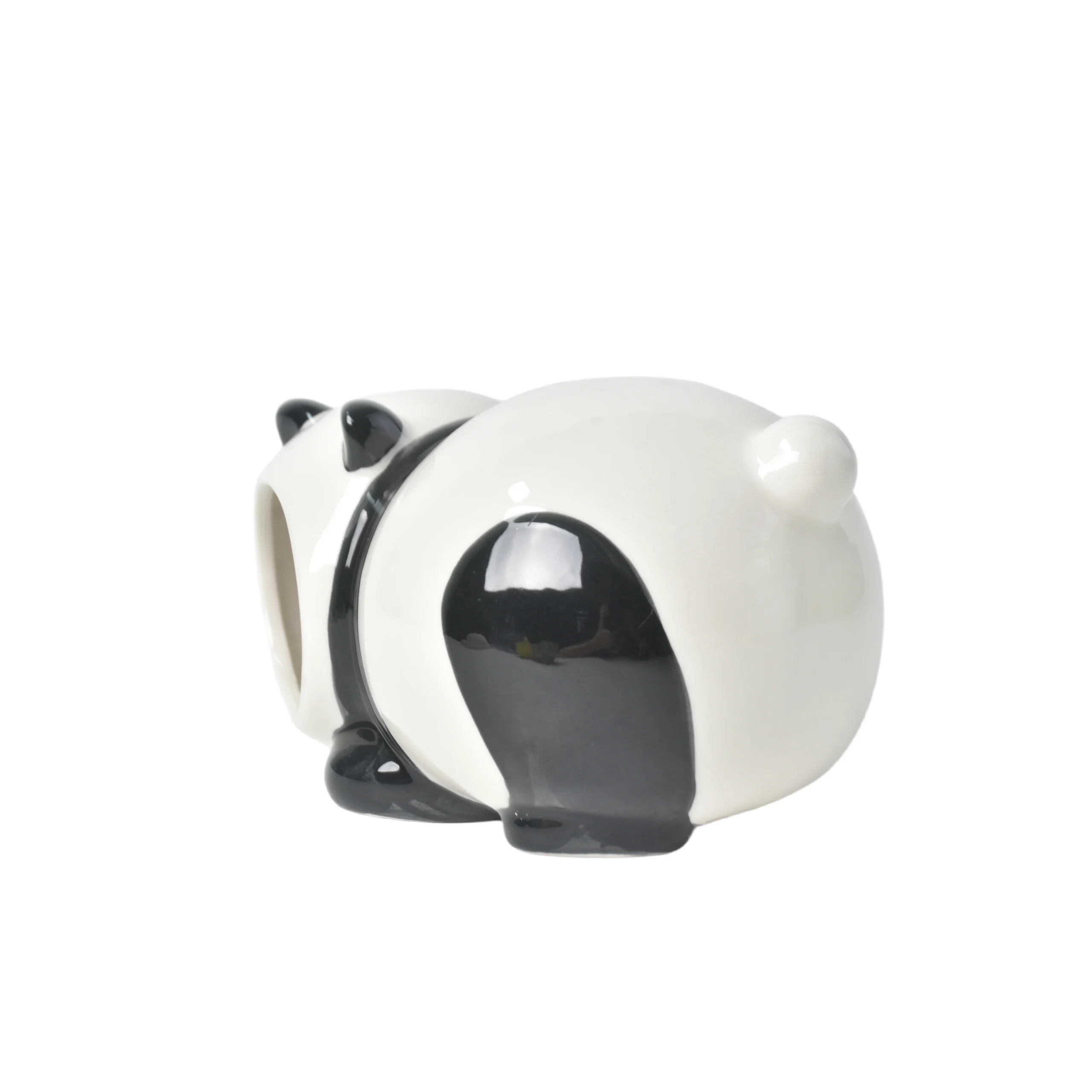 panda-shaped-wholesale-ceramic-hideout-for-small-pet-habitat-3